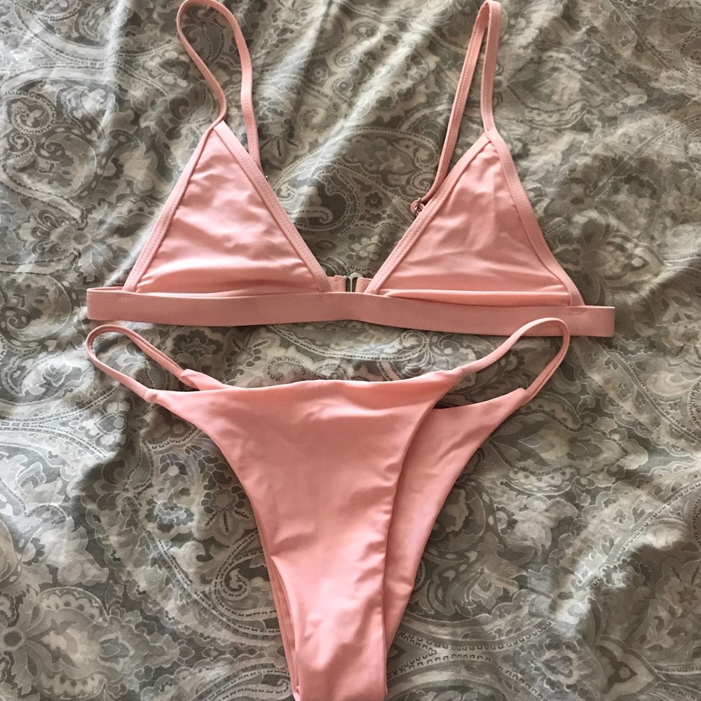 Coral bikini